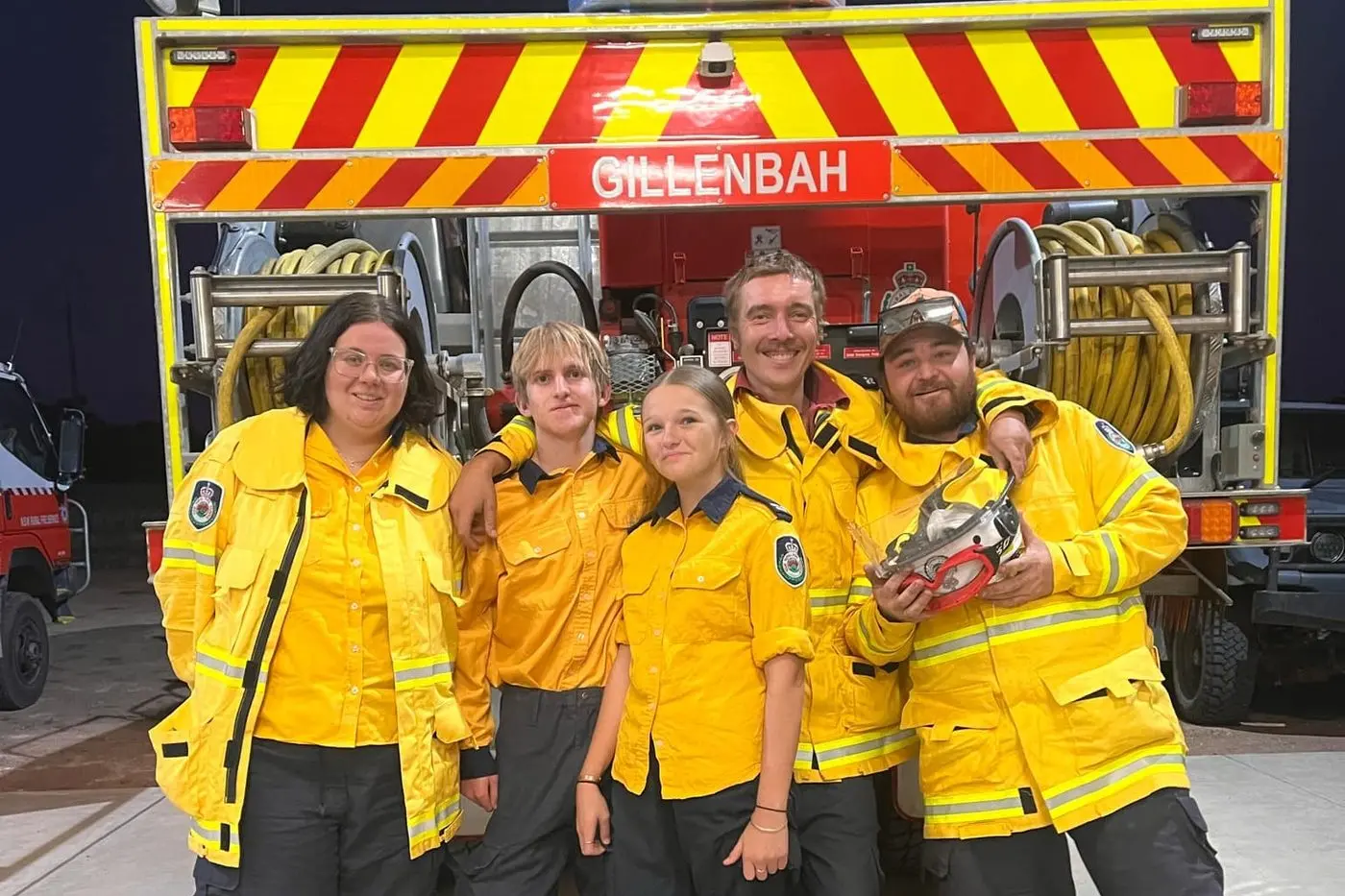 Niesha Whiteman, Benjamin McIntosh, Courtney Cook, Michael Honour and Dylan Morgan.