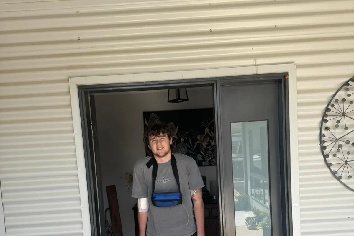 James Bartlett recovering at his parents\\' home.