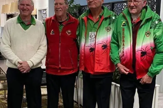 Zone Open Reserve 4\\u2019s  Kevin Thomson, Mark Thornton, Peter Sheather and Steve Zak. Congratulations to these bowlers.\\n