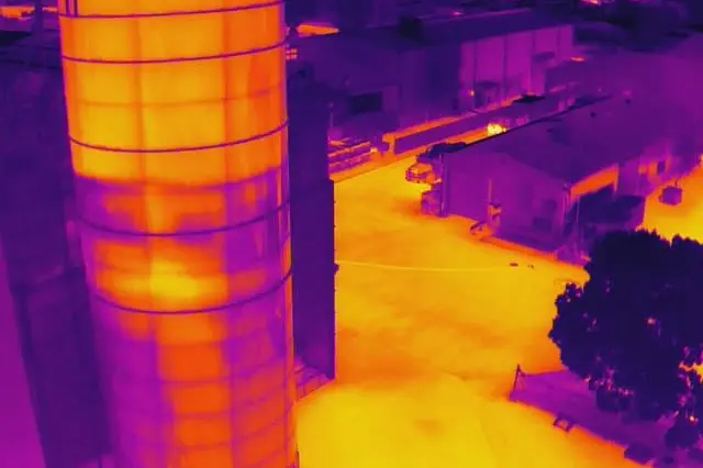 Leeton firefighters deployed a drone to help battle a Leeton blaze.