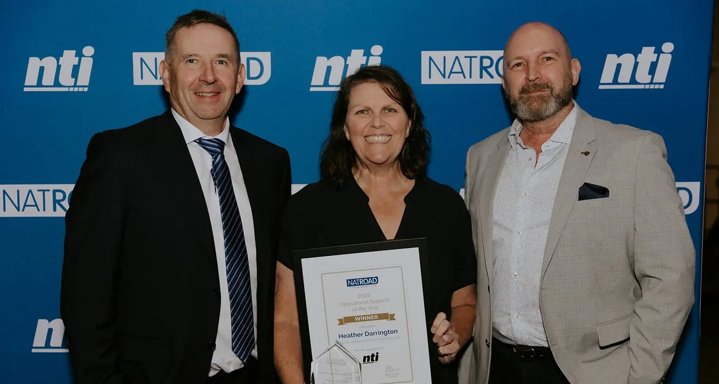 NatRoad award to Hayllars Transport employee