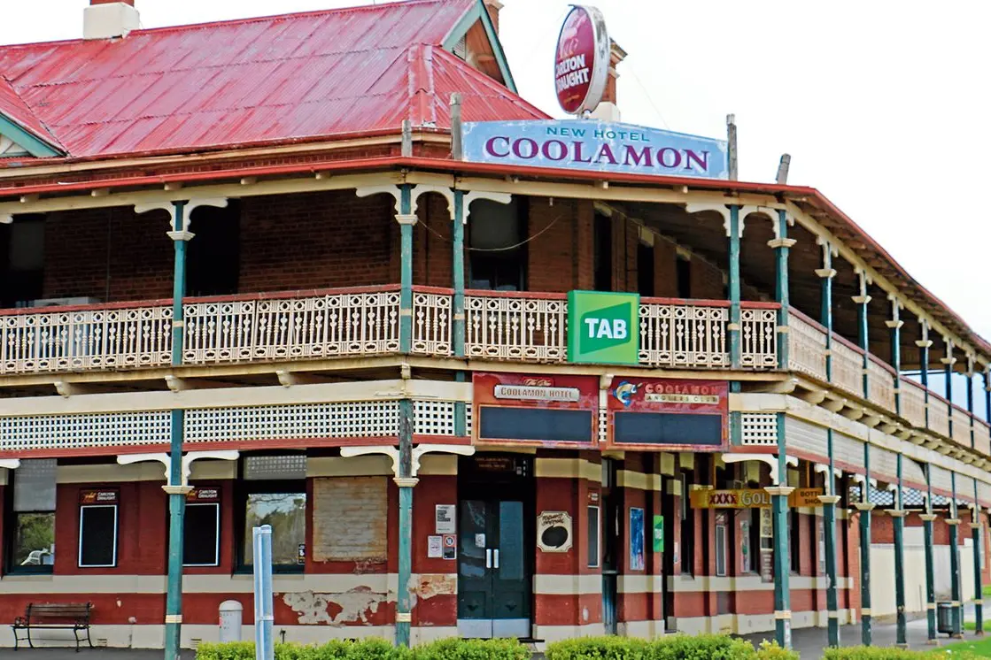 The landmark Coolamon Hotel stands vacant. Photo: Kim Woods
