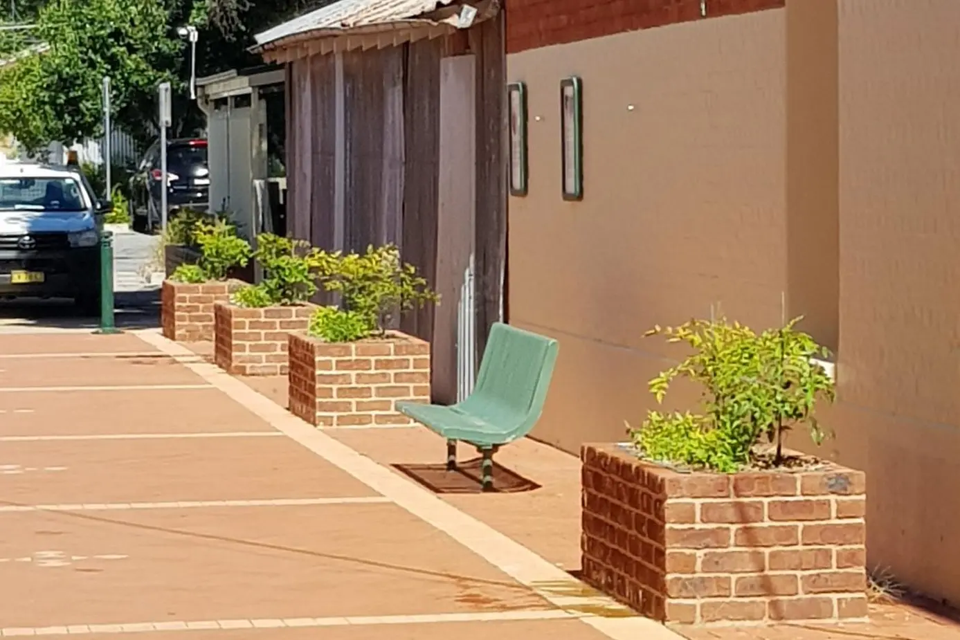 The revamped Kiesling Lane walkway in East Street Narrandera. The walkway is near the jewellery store operated by Ken and Jeannette Kiesling.