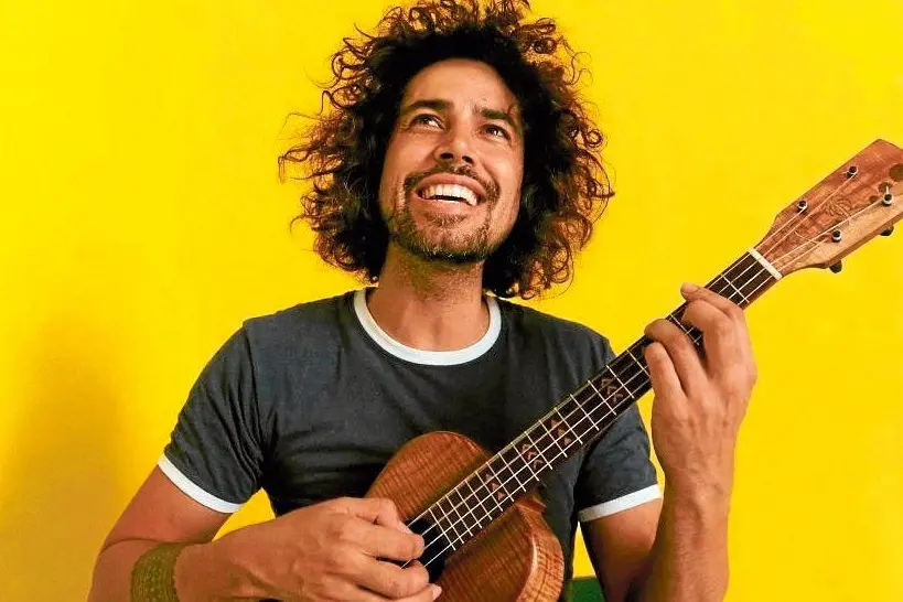 Bobby Alu will be be joined by two-piece Indi pop rock band This Way North at the Festival of Small Halls at Morundah. Photo: Supplied