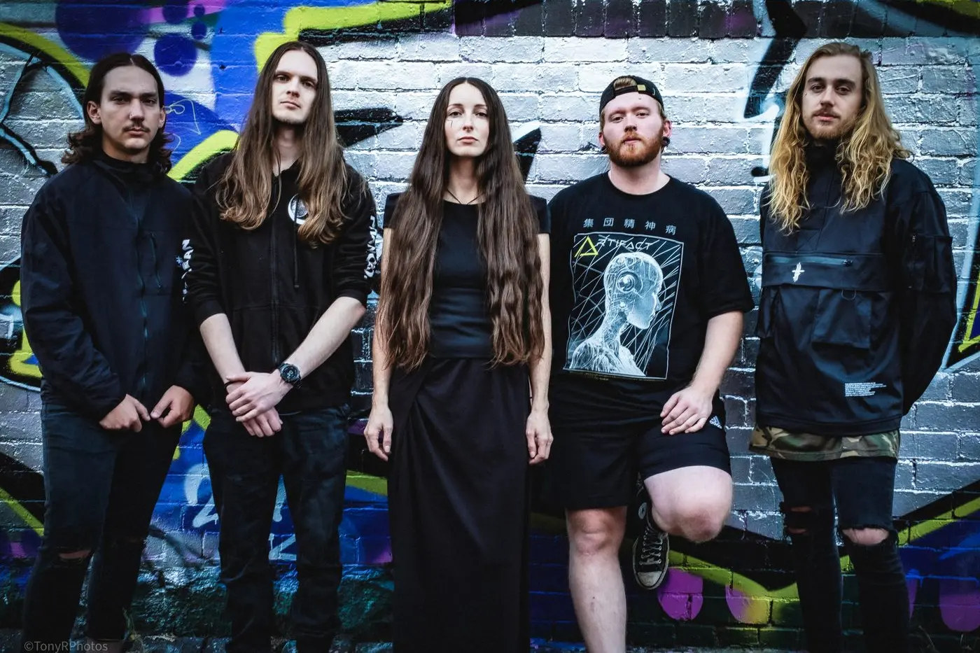 Artifact band members before their Melbourne heat. From left to right: Hayden Rapley, Michael Veneris, Rebecca Horseman, Harvey Saxton and Nathan French.\\u00A0