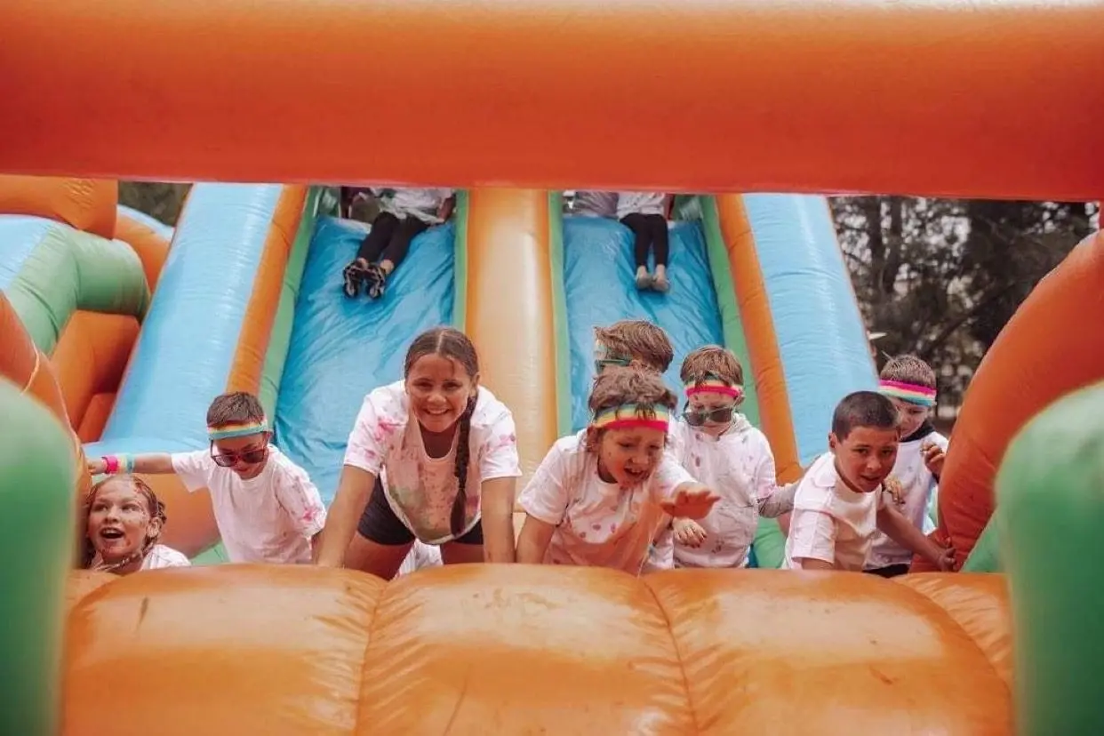 The free Slime Run and Family Fun Day at the weekend attracted youth from Narrandera, Leeton and elsewhere for the fun activities on offer. More than 200 young people participated in these fun non-competitive events.