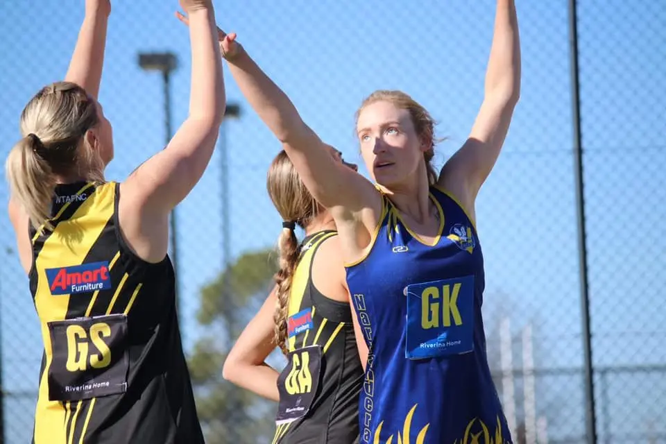 Lucy Hickenbotham in action for the Eagles against Wagga Tigers. Photo: Supplied