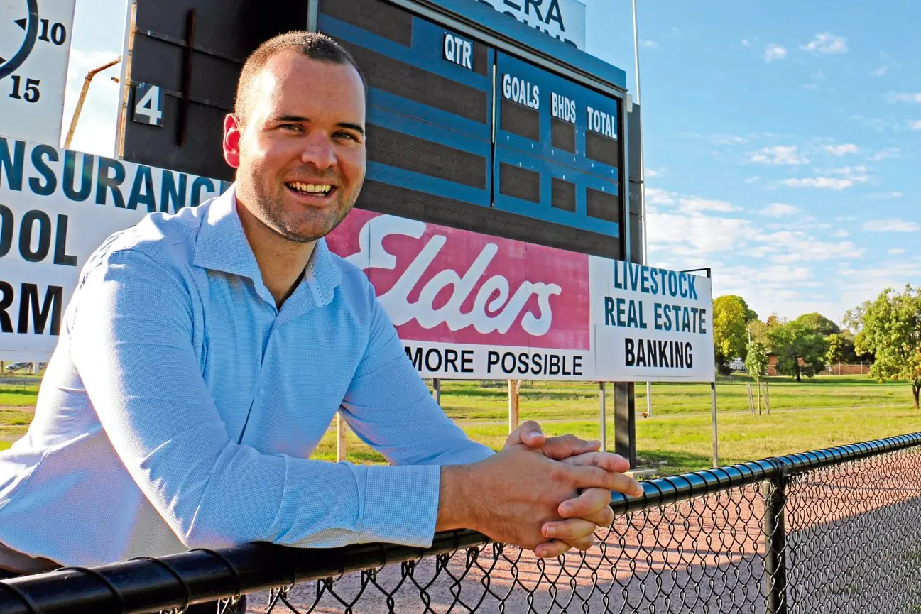 Patrick Dawson is the newly appointed president of the Narrandera Eagles. Photo: Kim Woods