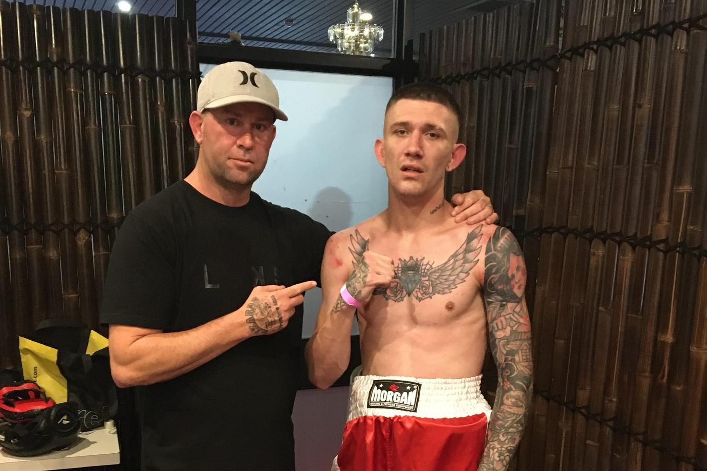 Finlay Riddell Riddell unleashes fists of fury
