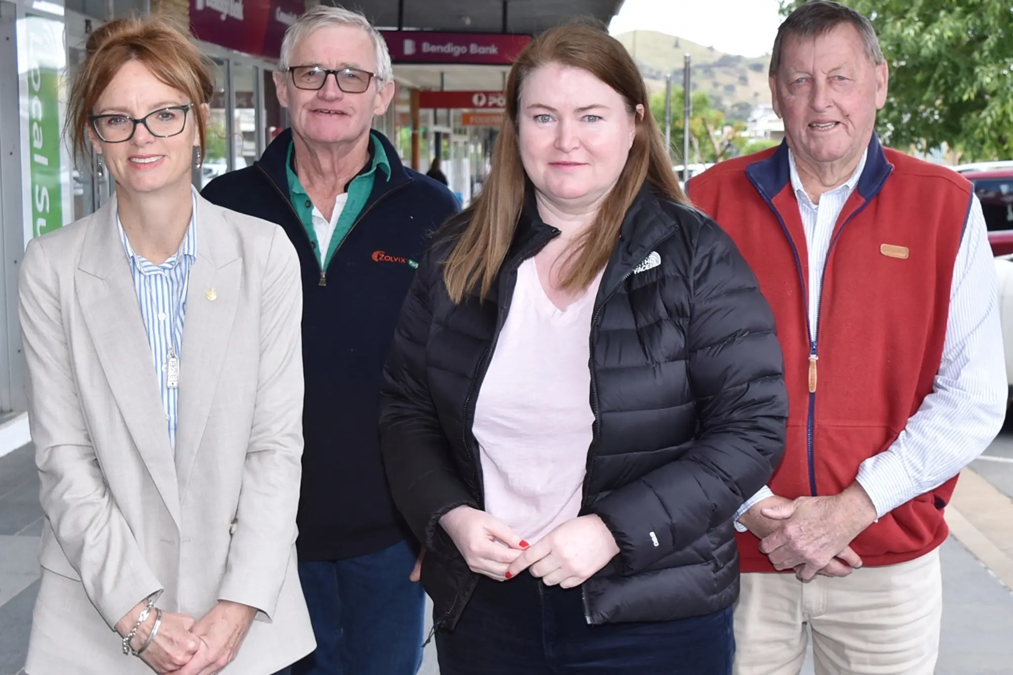 <p>Steph Cooke, David Graham, Tara Moriarty and Abb McAlister. PHOTO: Helen Castles</p>\\n