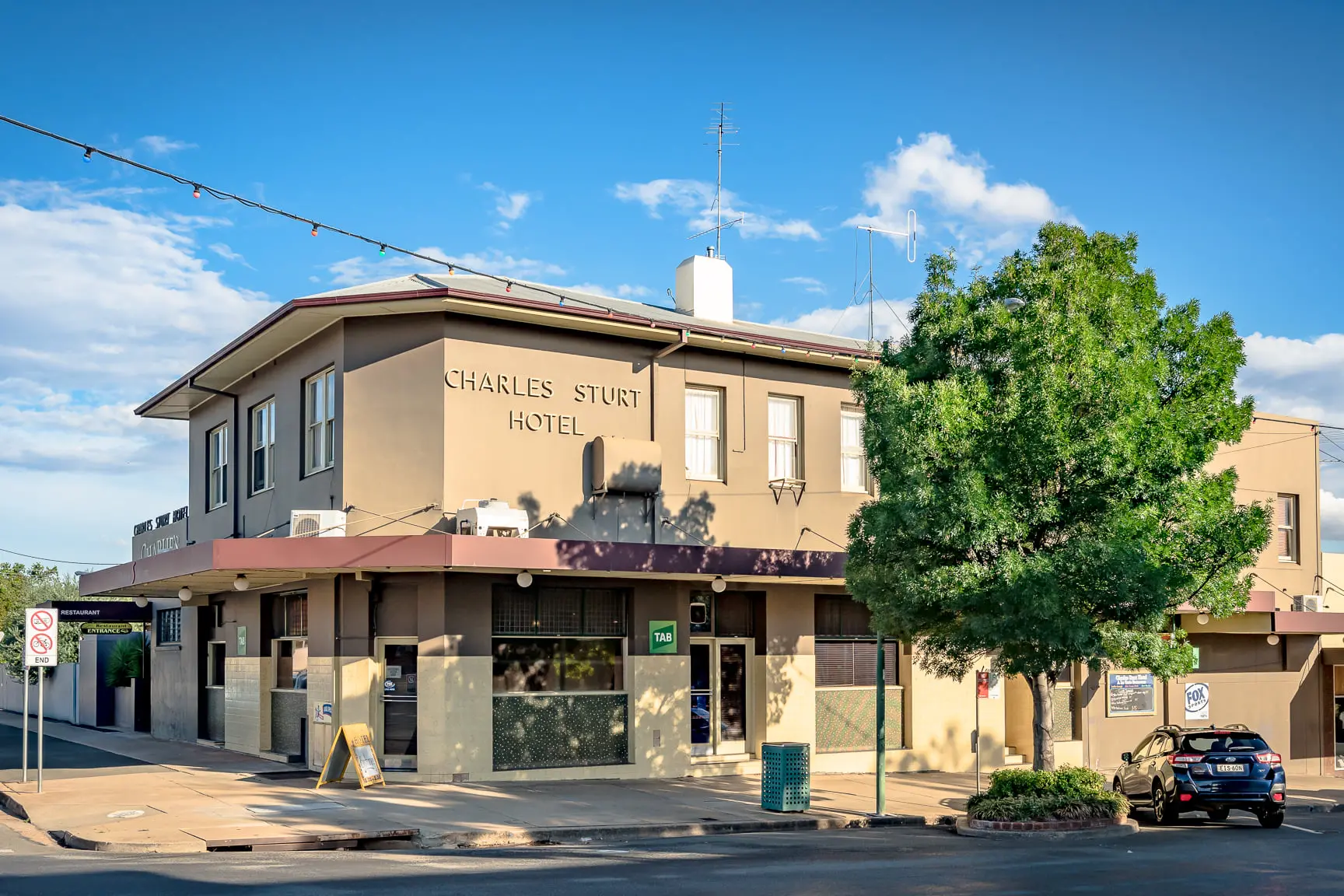 <p>The Charles Sturt Hotel in East Street Narrandera as it is today.</p>\\n