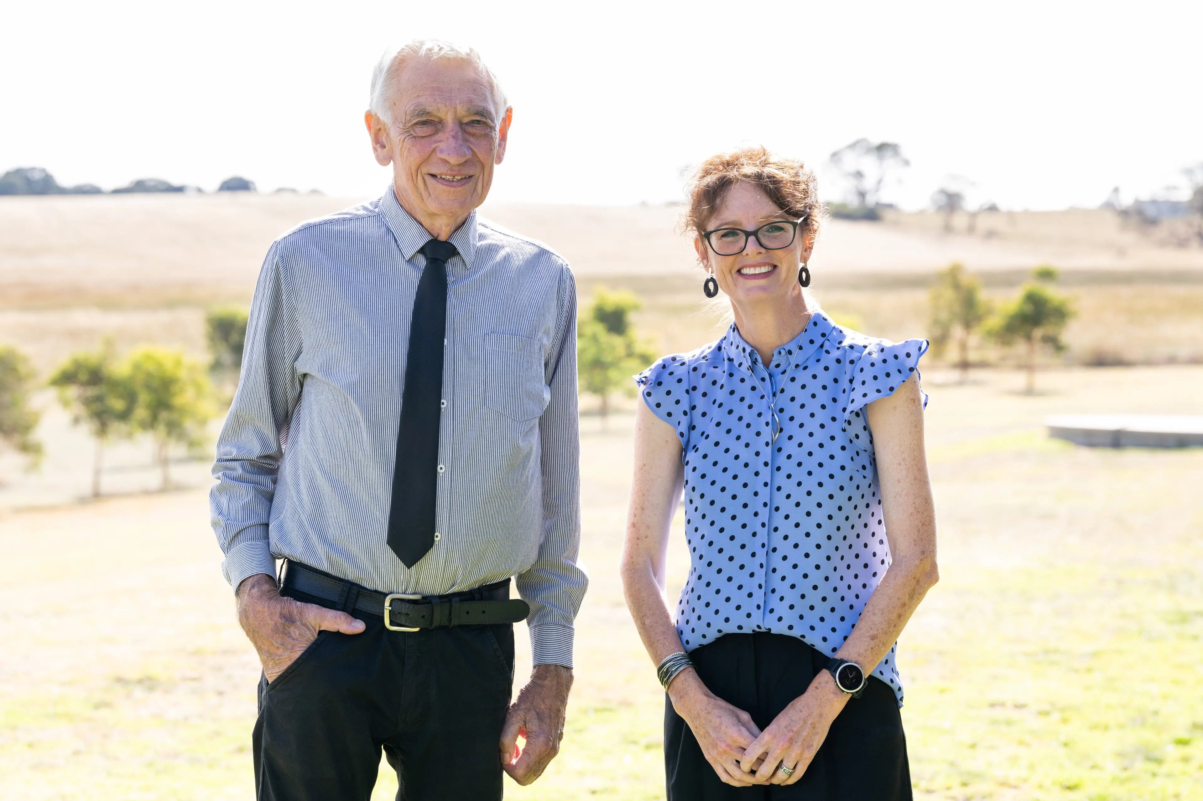 <p>Narrandera Shire Council mayor Neville Kschenka and Member for Cootamundra Steph Cooke.</p>\\n