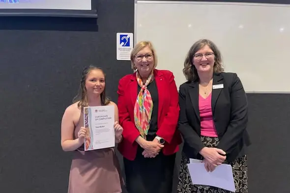 <p>Narrandera High School Year 12 school-based trainee (SBAT) graduate Tara Muller.</p>\\n