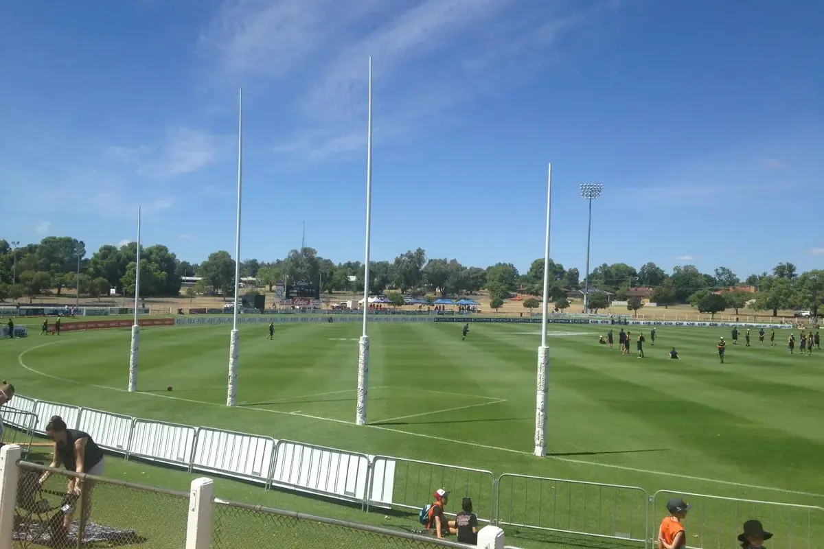 <p>Henry Mathieson Oval, Narrandera.</p>\\n