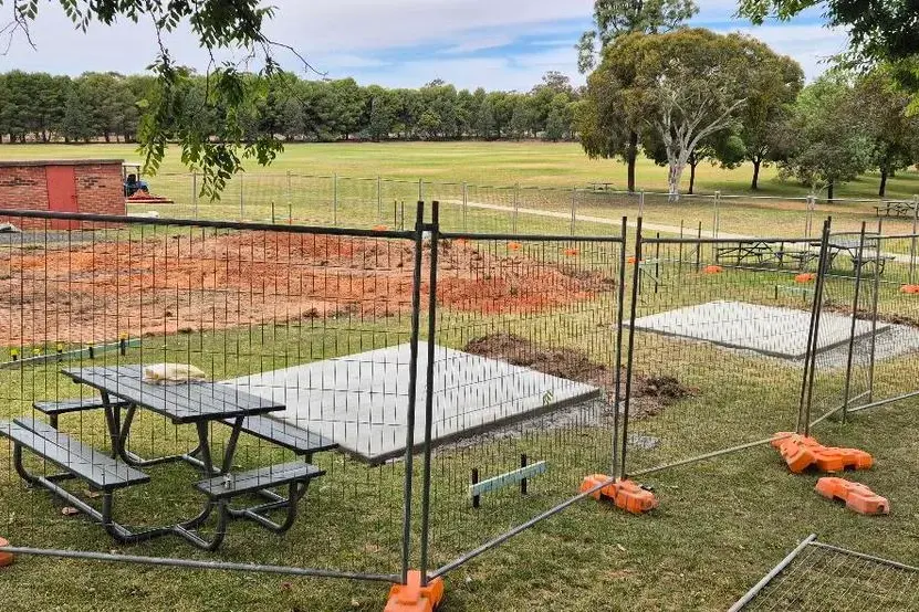 <p>Construction works for the Narrandera High School shade structure project have begun.</p>\\n