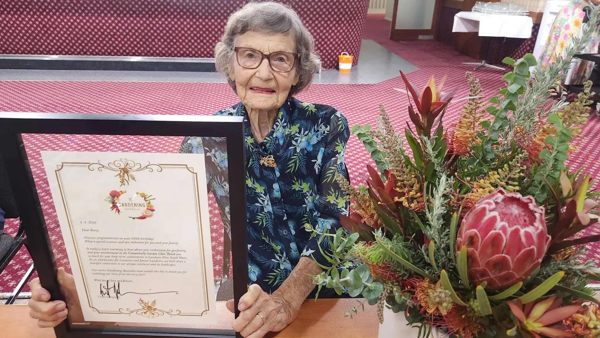 Gardener 100 years young