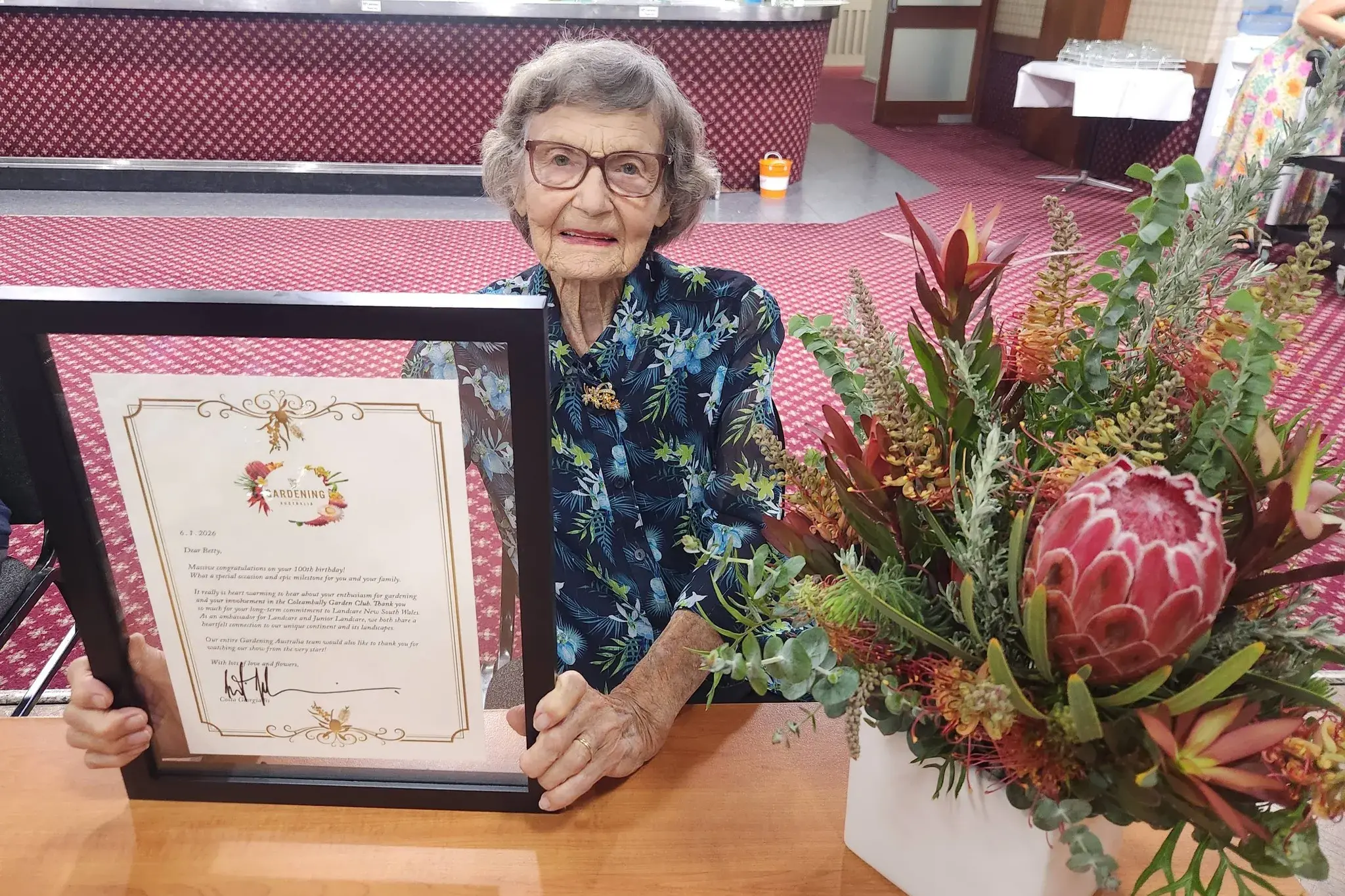 <p>Betty Bradney has celebrated her 100th birthday.</p>\\n