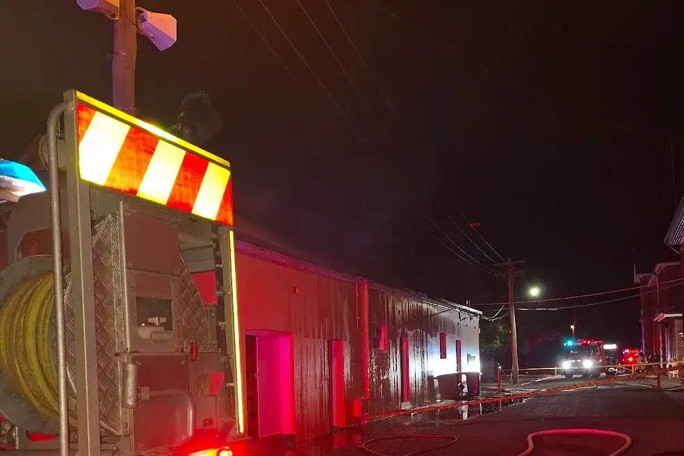 <p>Crews worked into the early hours to contain the blaze.</p>\\n