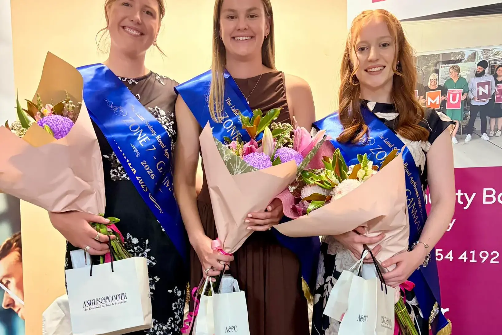 <p>Georgia Moody \\u2013 Deniliquin Show, Daneka Hatty \\u2013 Ganmain Show and Paige Sedgwick.</p>\\n