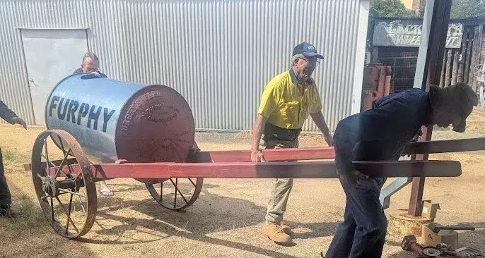Lockhart Museum volunteers at work