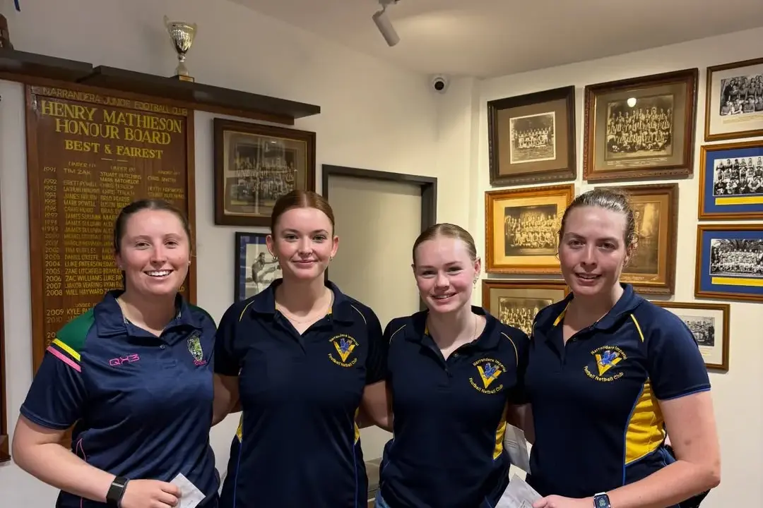<p>Narrandera women\\'s Australian football team award winners.</p>\\n