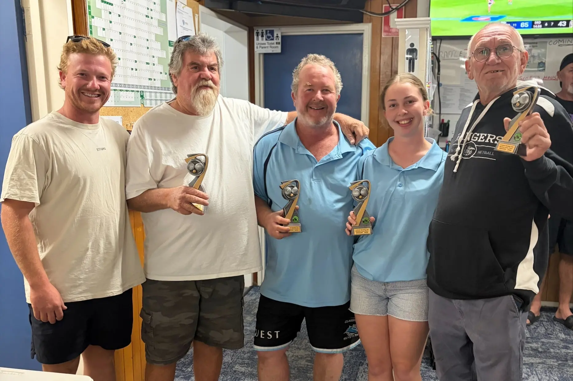 <p>Second place went to Cheryl Farrall, Samantha Mills, Duncan Lamont and Jayde Shilo.</p>\\n