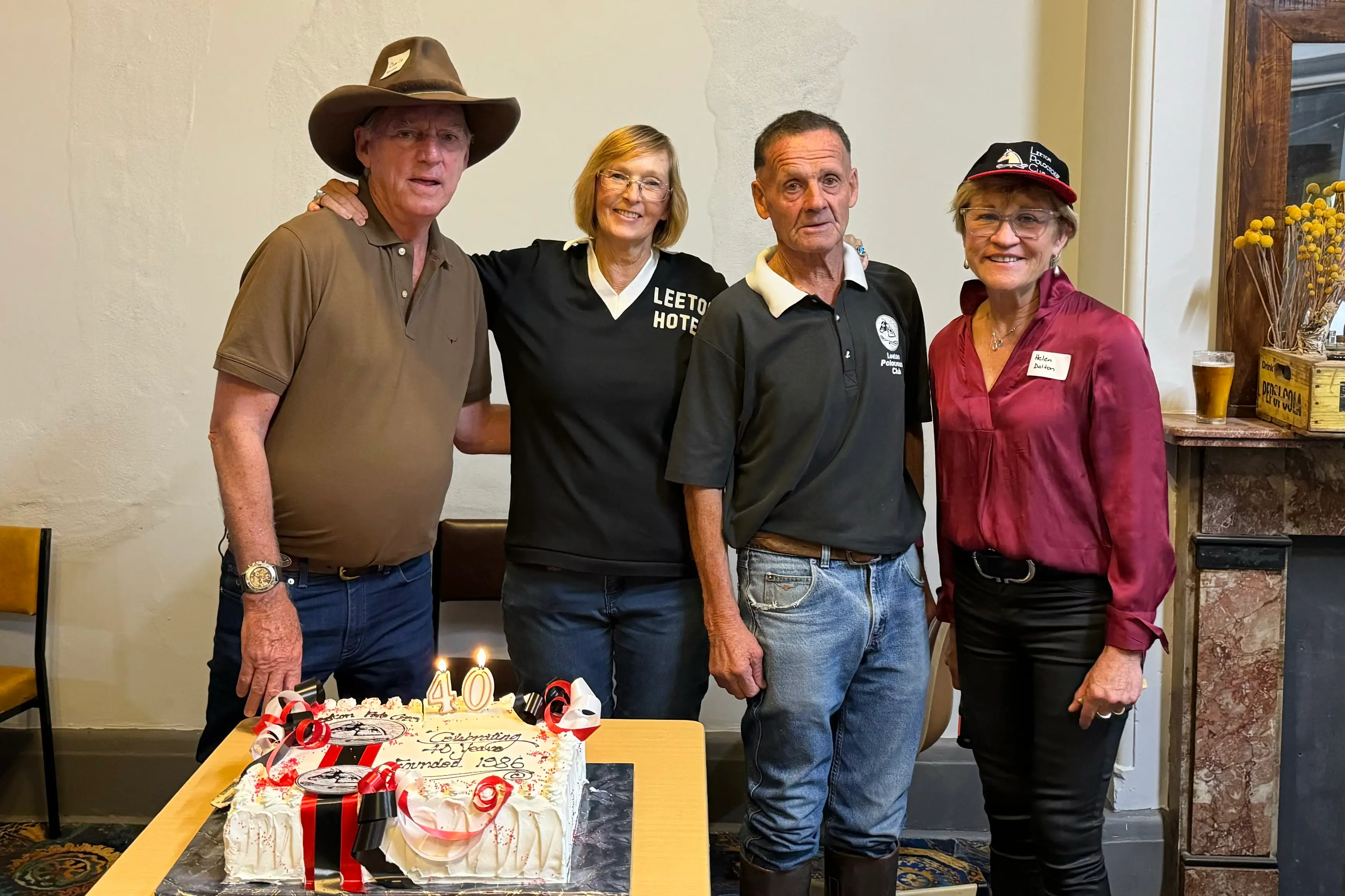 <p>Charlie Fenton, Kim Woods and Barry Hehir, with former Griffith Polocrosse Club player and Member for Murray Helen Dalton.\\u00A0</p>\\n