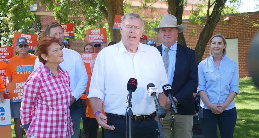 One Nation leader in town Saturday