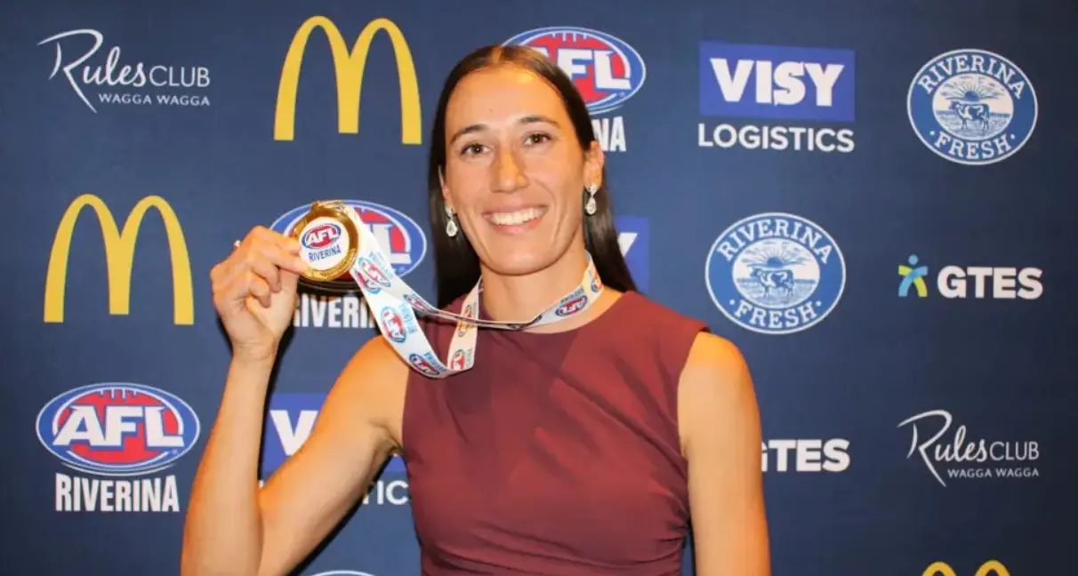 Buchan becomes a two-time Riverina League Julie McLean Medallist