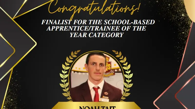 Noah a finalist in Riverina VET awards