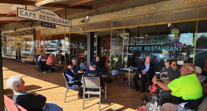 Beans roasting at coffee catch-up