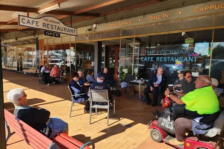 <p>JOLLY OLD TIME: Lockhart Cafe Restaurant hosted the latest monthly coffee catch-up event which enables organisations and the community to connect and give feedback.</p>\\n