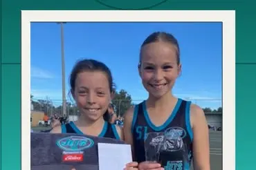 <p>Under 11s award winners - Isla Davey and Elsie Fairman.</p>\\n