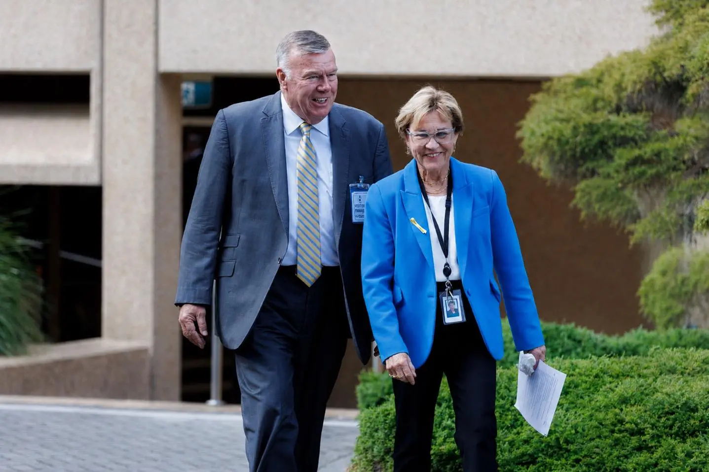<p>Federal One Nation MP David Farley with Member for Murray Helen Dalton MP.</p>\\n