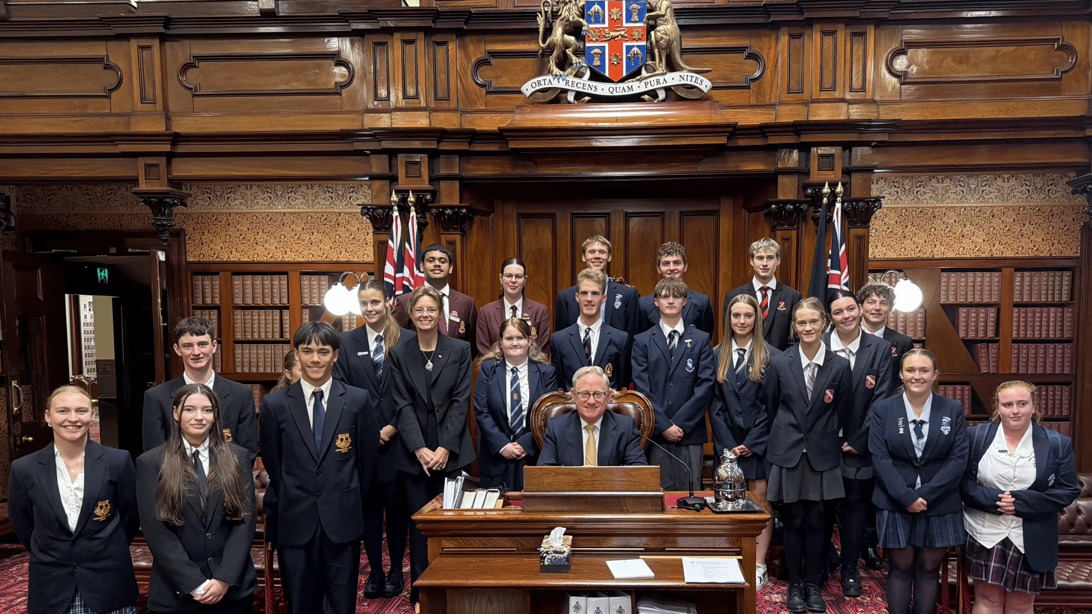 Student leaders represent Cootamundraelectorate at NSW Parliament