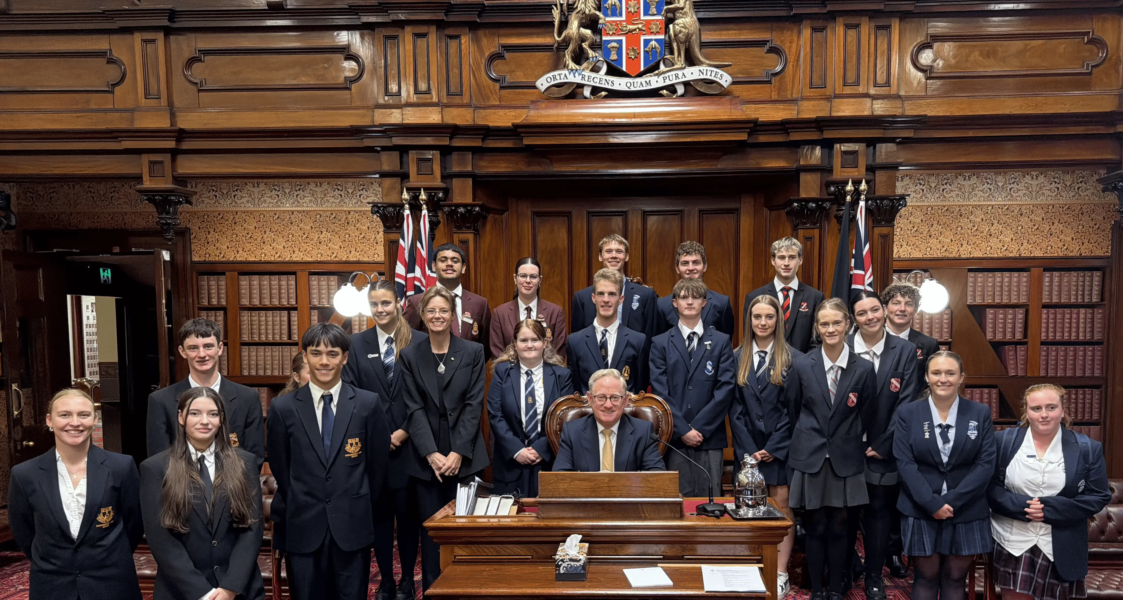 Student leaders represent Cootamundraelectorate at NSW Parliament