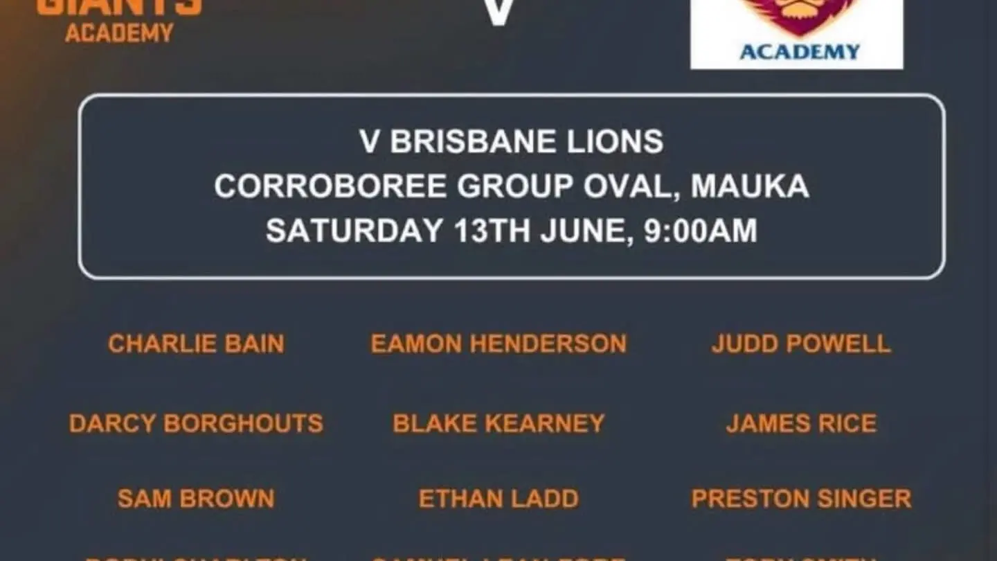Powell selected in Giants Academy squad