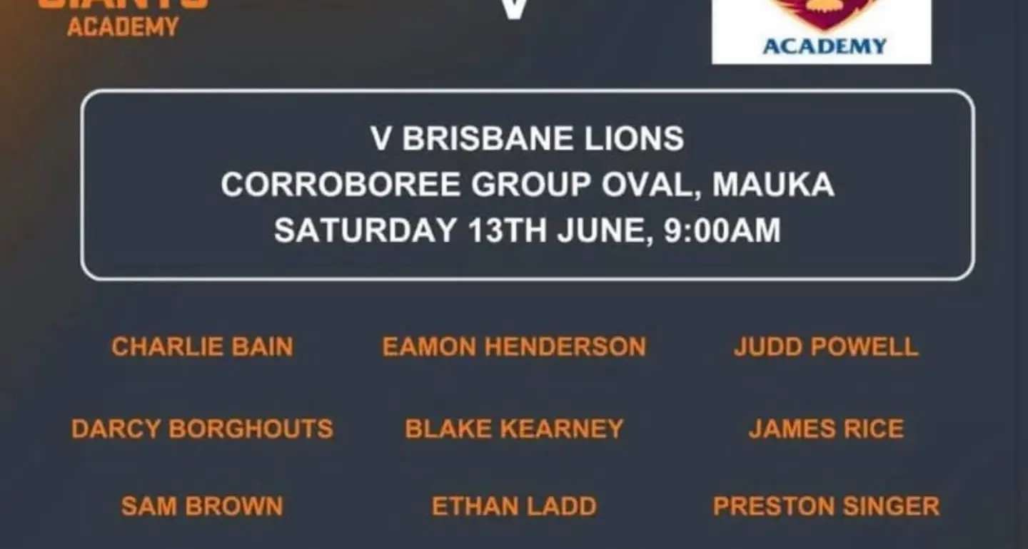 Powell selected in Giants Academy squad