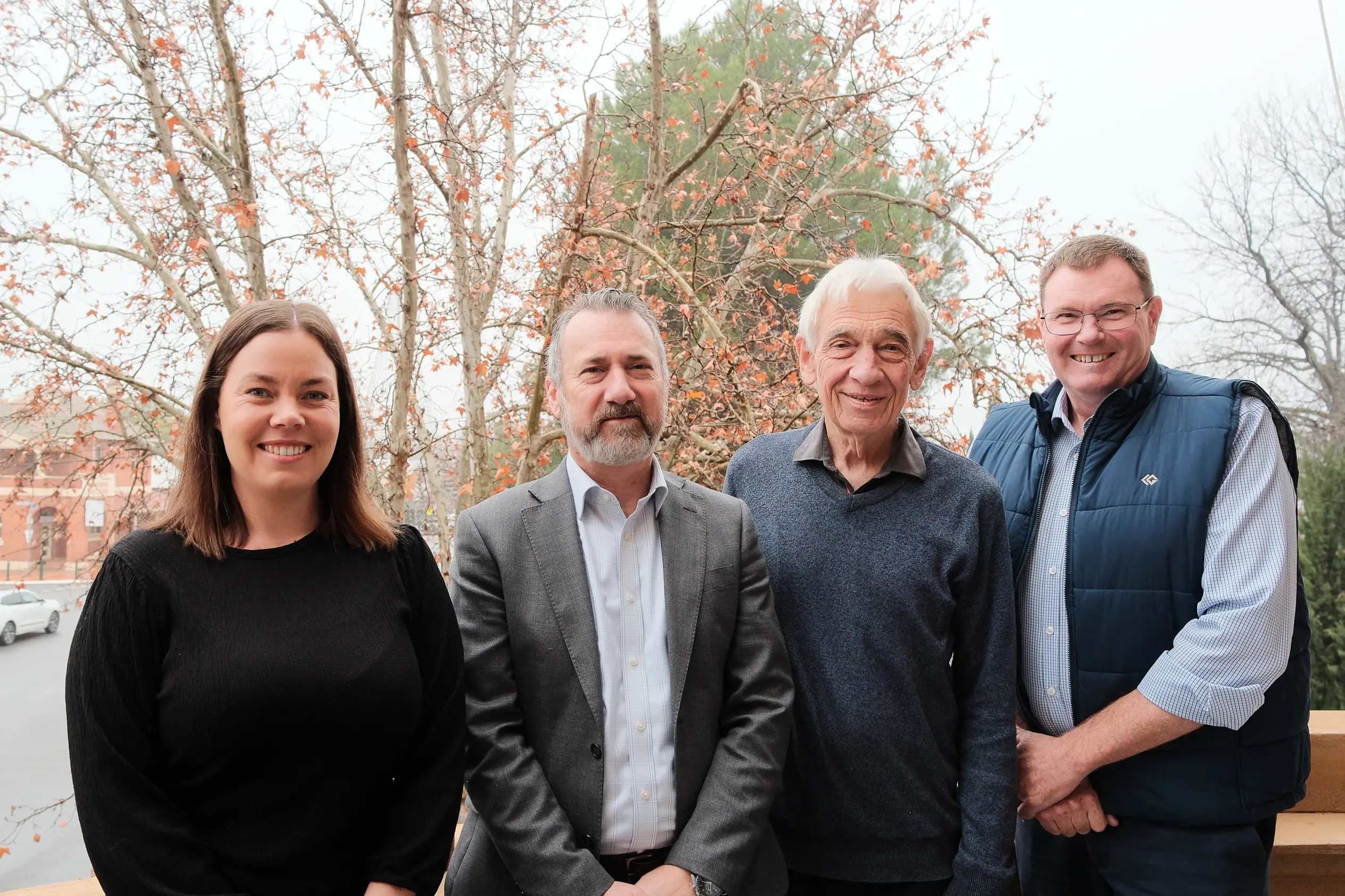 <p>Edwina Kenna, Tim Coote, Mayor Cr Neville Kschenka and Shane Wilson.</p>\\n