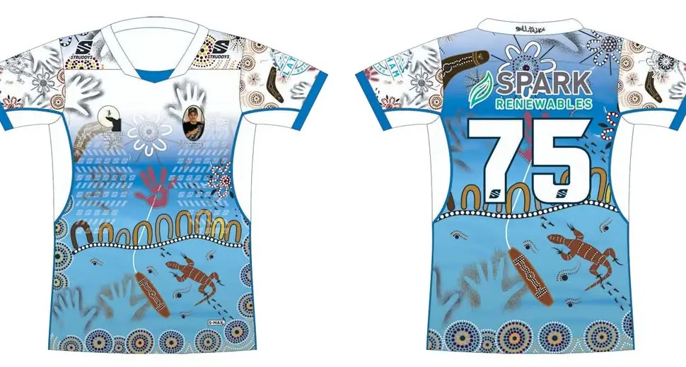 Narrungdera Wanderers Legacy lives on in Bryce Simpson artwork