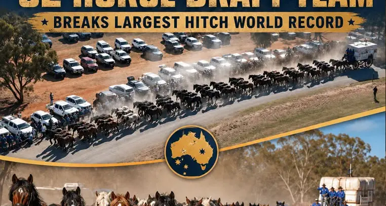 62-horse mega team at Barellan