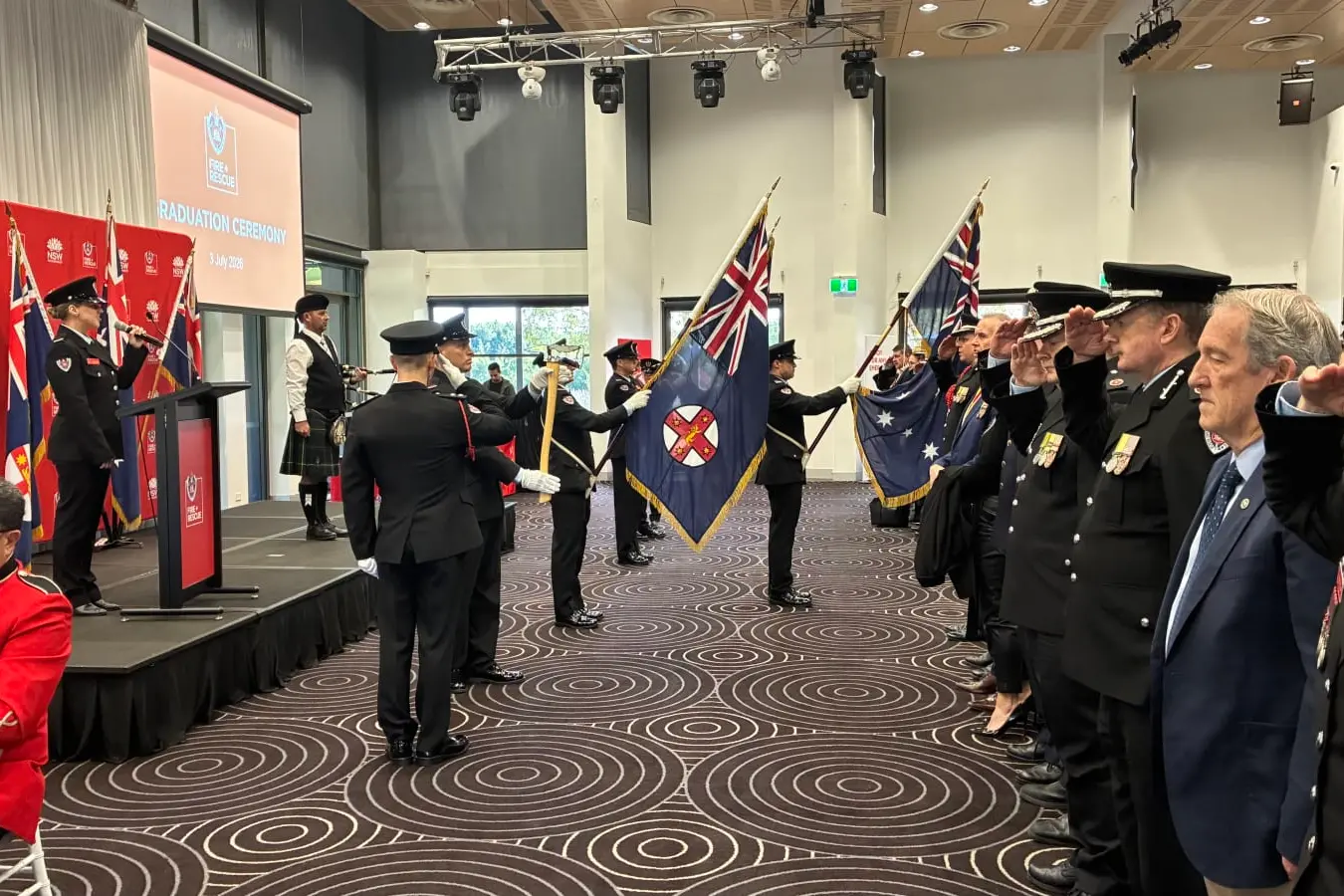 <p>Fire and Rescue NSW (FRNSW) welcomed 172 new firefighters to its ranks at this graduation ceremony.</p>\\n