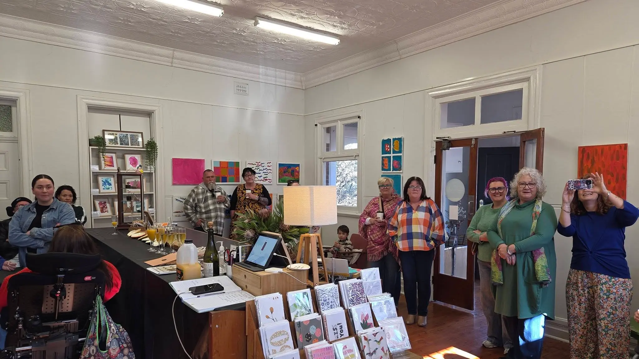 Community Connections exhibit at Ganmain Gallery