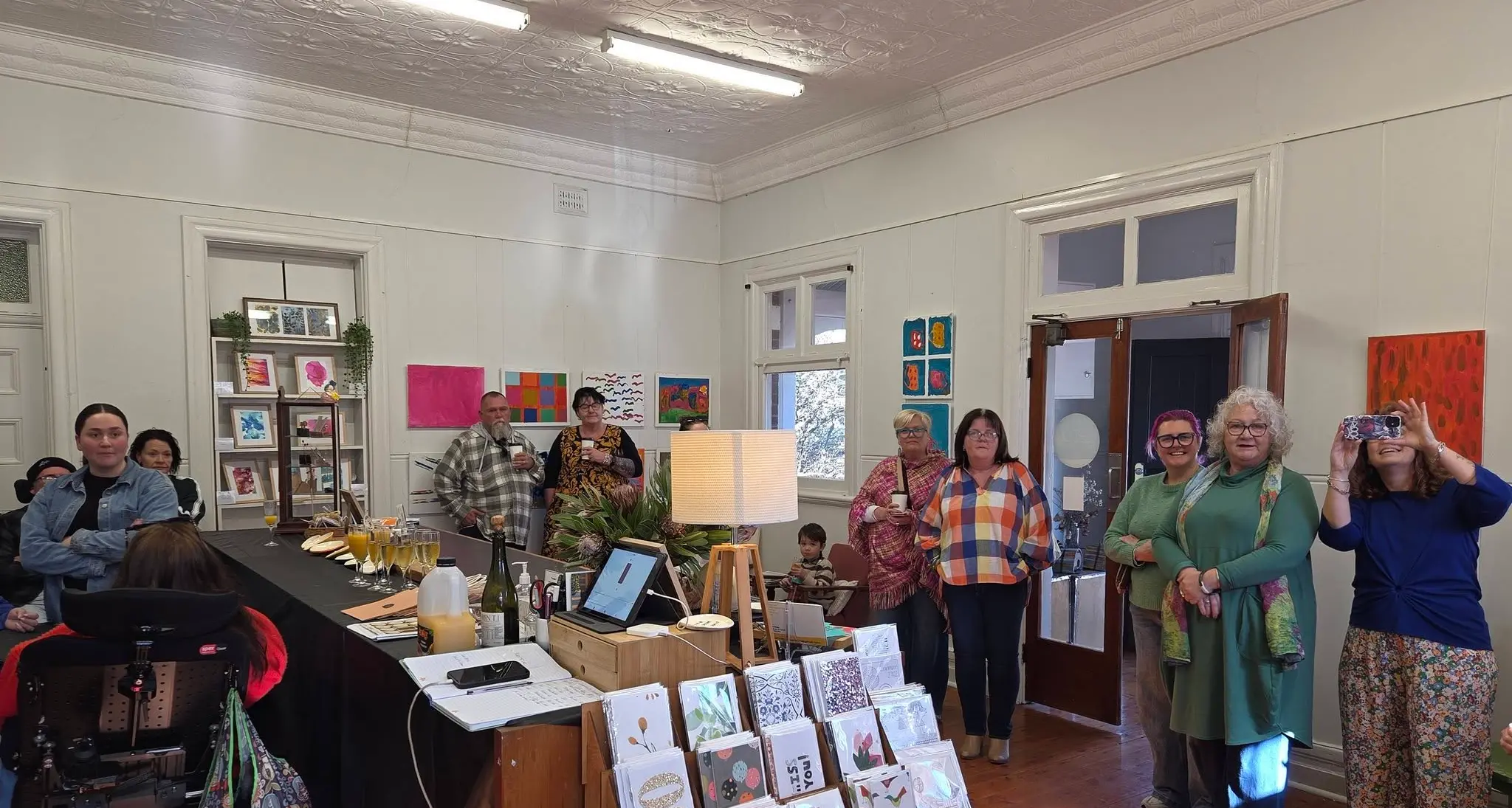 Community Connections exhibit at Ganmain Gallery