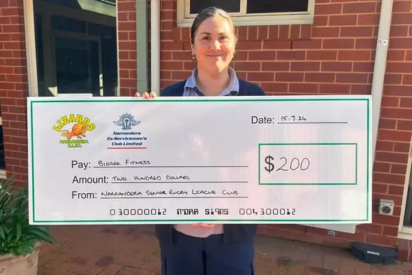 <p>Bidgee Fitness received a donation of $200.</p>\\n