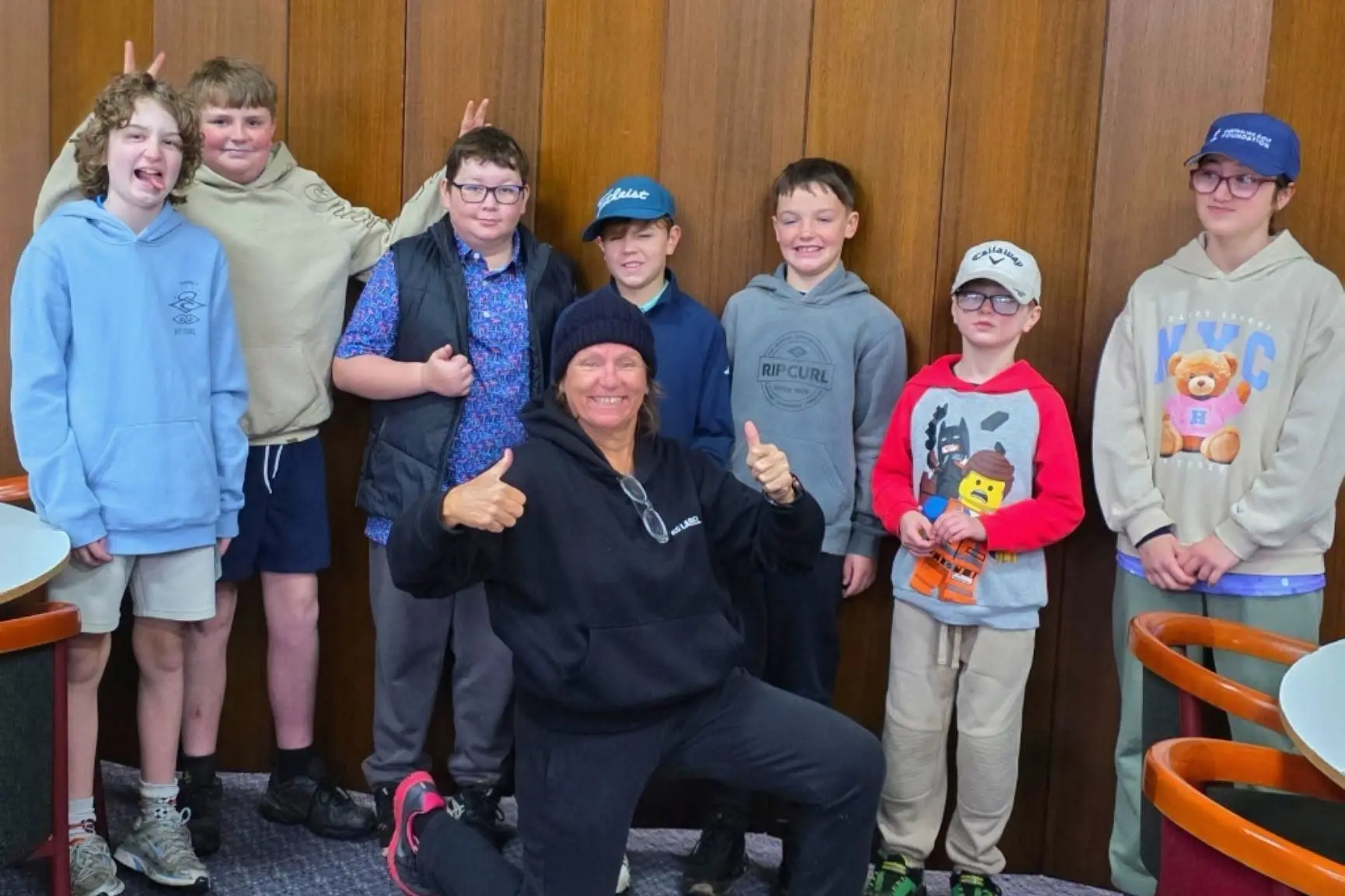 <p>Matthew Kroek, Luc Appleby, Jacob Stone, Eddie Partridge, Ryder Coleman, Benny Hill, Sophie Hill, Sameera Bashir.</p>\\n