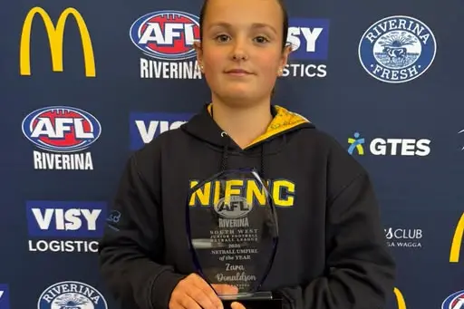 <p>Zara Donaldson the Junior Netball umpire of the year.</p>\\n