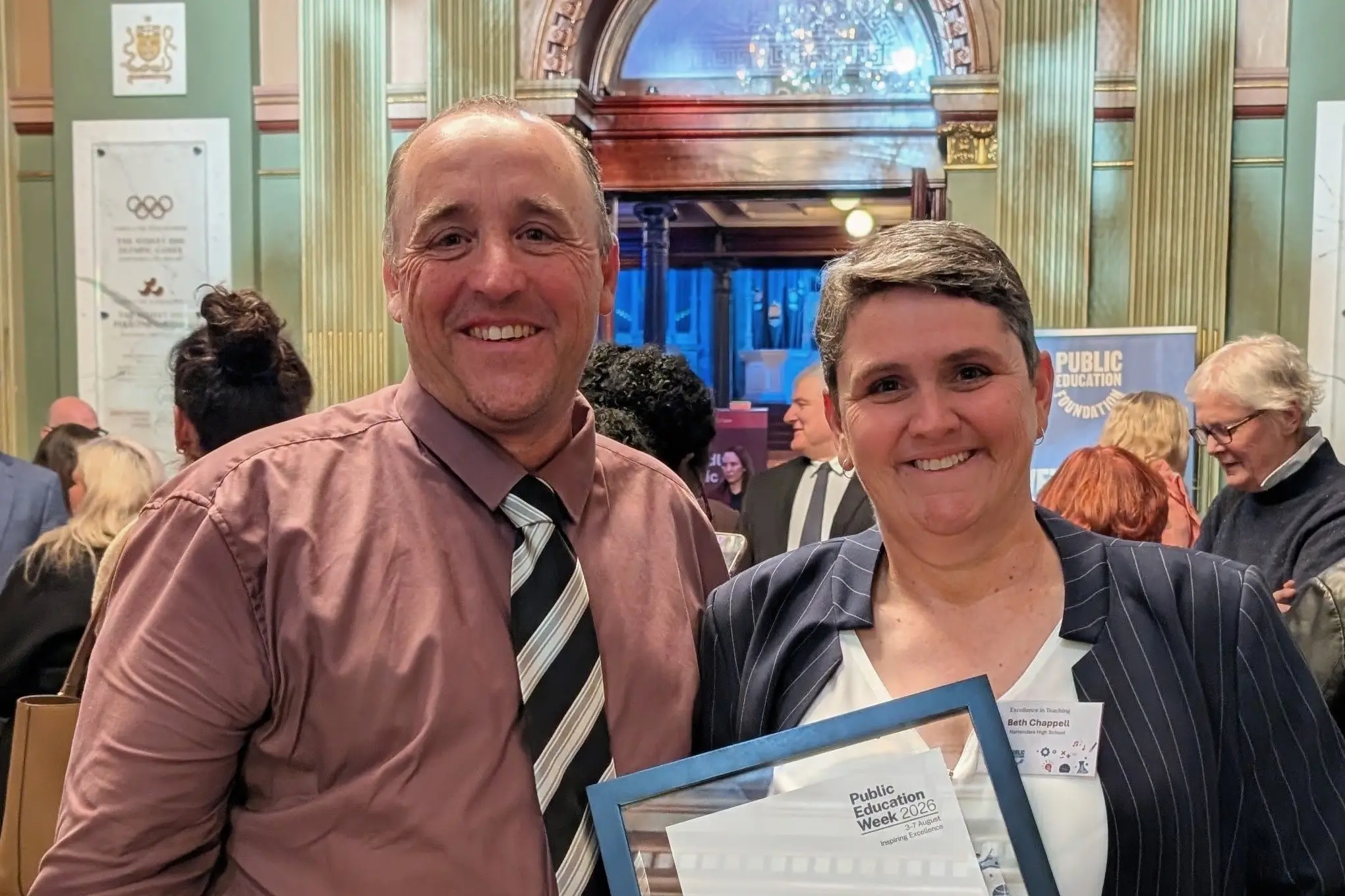 Prestigious Minister’s Award for NHS teacher