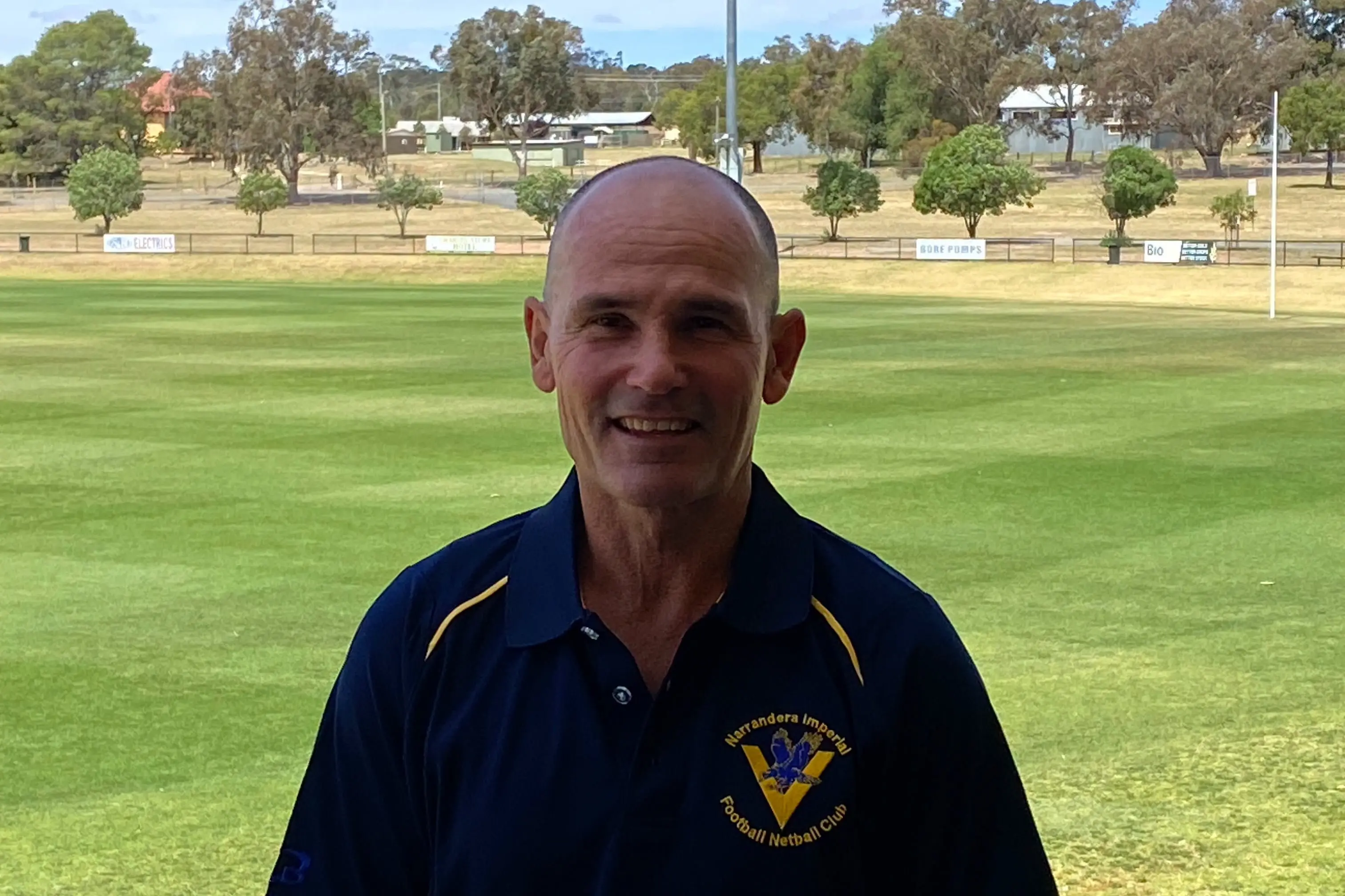 <p>Narrandera Football Netball Club\\u2019s senior coach Mark \\u201CCurl\\u201D Carroll.</p>\\n