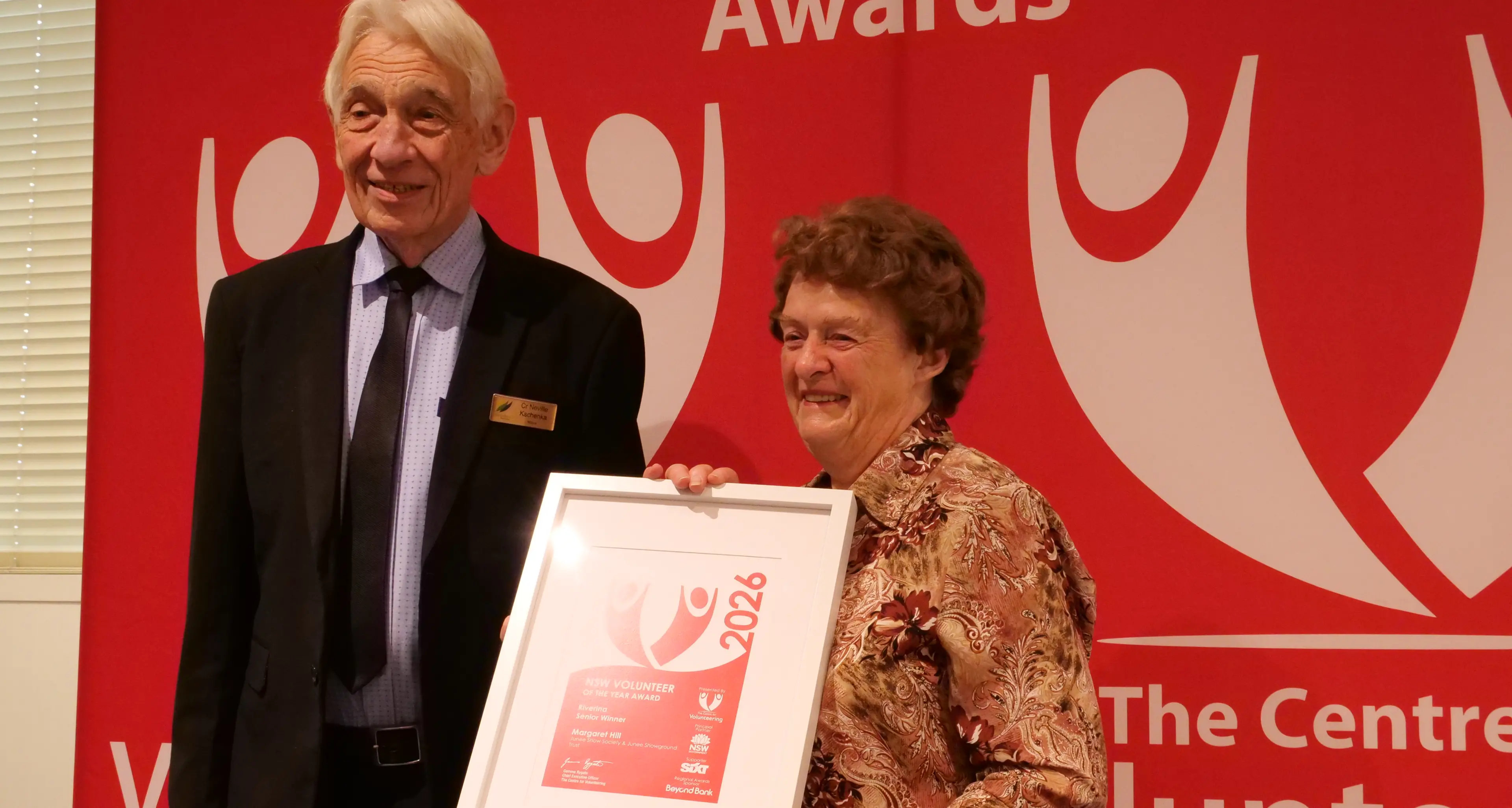 2026 Riverina senior volunteer of the year named